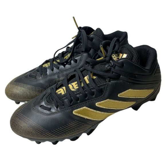 adidas Other - Adidas Men's Freak 21 Football Cleats Black Gold EH2208 Size 11.5